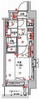 ハーモニーレジデンス東京ウエストの間取り画像