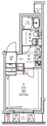 レンティーヴァ綾瀬の間取り画像