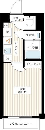 HY’s stage 西荻窪の間取り画像