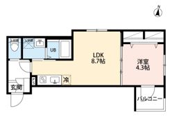 robot home 西馬込の間取り画像