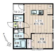 シェソワ東大井の間取り画像