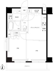ルーブル中板橋伍番館の間取り画像