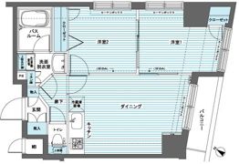 フェニックス日本橋蛎殻町弐番館の間取り画像