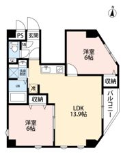 ソラシア小岩の間取り画像