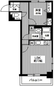 フォルトゥナ日本橋の間取り画像