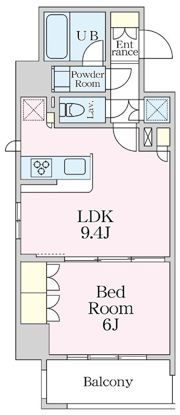 エスティメゾン大井仙台坂の間取り画像