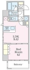エスティメゾン大井仙台坂の間取り画像