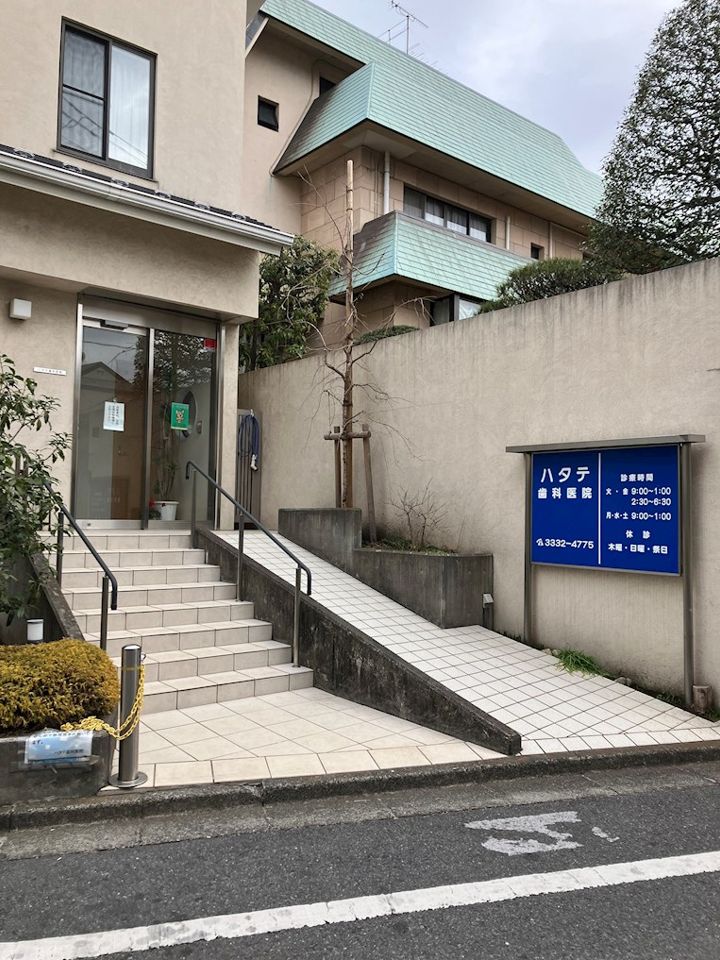 近くのハタテ歯科医院まで460m(徒歩6分)