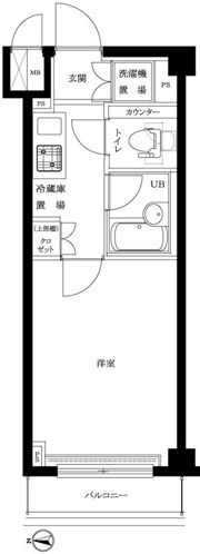 ルーブル蒲田七番館の間取り画像