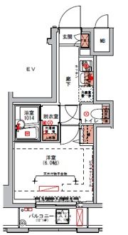 ハーモニーレジデンス山手大塚＃002の間取り画像