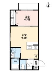 robot home 都立家政の間取り画像