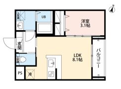 robot home 西馬込の間取り画像