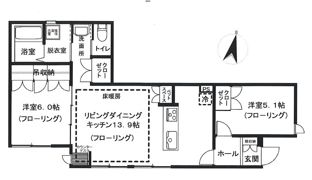 KM fiveの間取り画像