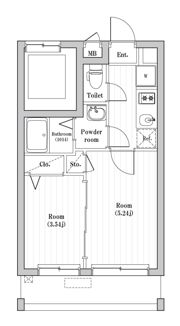 アーバンパーク六町の間取り画像