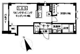 ソルクレア代沢の間取り画像