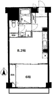 須賀マンションの間取り画像