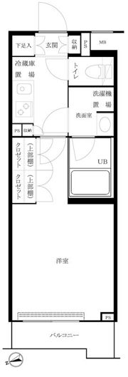 ルーブル大森西の間取り画像