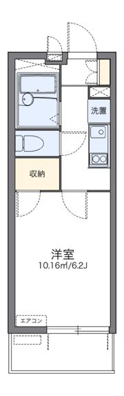 レオパレスアサヒの間取り画像