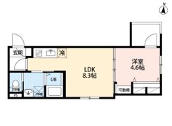 robot home 小菅の間取り画像