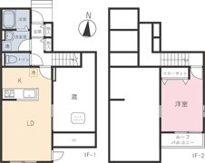 casa felice（カーザフェリーチェ）の間取り画像