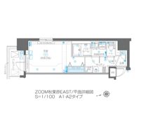 ZOOM秋葉原EASTの間取り画像