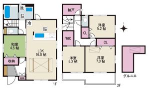 BLOOMING MAISON練馬区向山5号棟の間取り画像