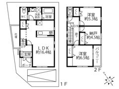 深沢4丁目戸建の間取り画像