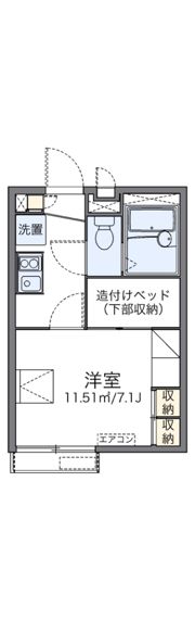 レオパレスコヅチIIIの間取り画像