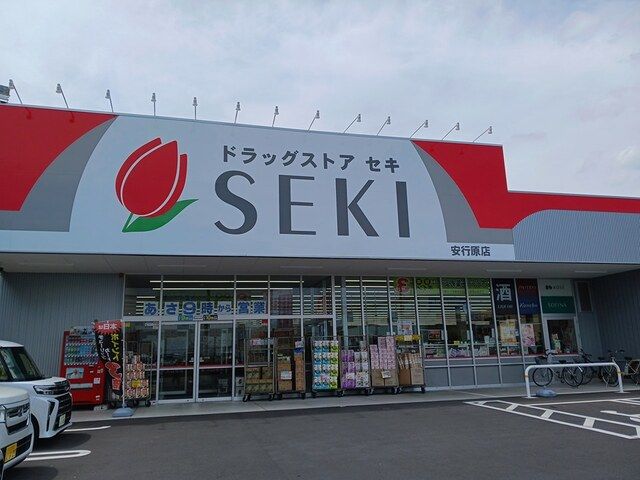 近くのドラッグストアセキまで493m(徒歩7分)