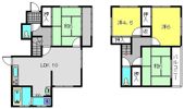 本宿町戸建ての間取り画像
