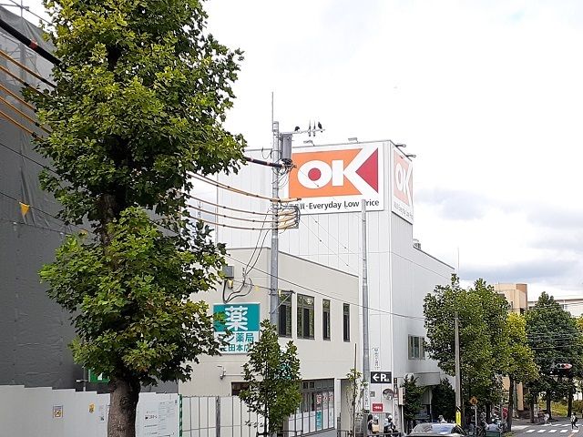 近くのオーケー生田店まで800m（徒歩10分）