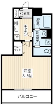 ARCOBALENO MUSASHIKOSUGIIIの間取り画像