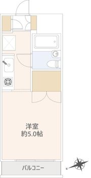 ペガサスマンション生田の間取り画像