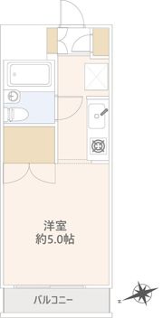 ペガサスマンション生田の間取り画像