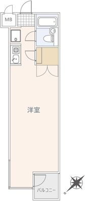 コスモポリタンの間取り画像