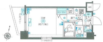 フェニックス新川崎の間取り画像