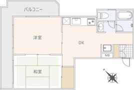 コスモポリタンの間取り画像