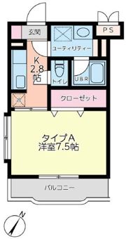 グランフォートの間取り画像