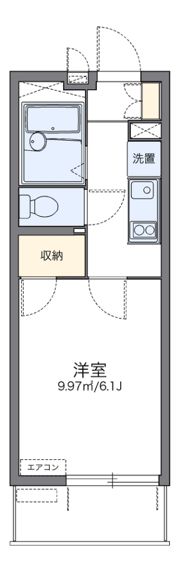レオパレスフィオーレ船橋の間取り画像