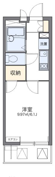 レオパレスラトナの間取り画像