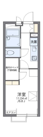 レオパレスCHACOの間取り画像