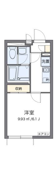 クレイノ幸の間取り画像