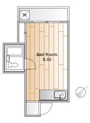 マンションメナハウスの間取り画像
