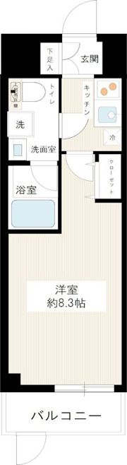 HY’s Salire 用賀の間取り画像