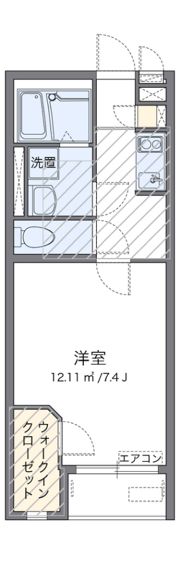 レオネクストK3の間取り画像