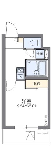 レオパレスオゥルの間取り画像