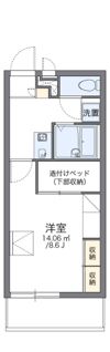レオパレスおたか森の間取り画像