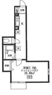 フルールウエハラの間取り画像