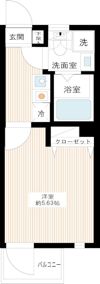 カーサ・コスタ富士見台の間取り画像