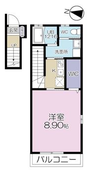 エスパーダ小竹町の間取り画像